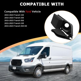 ZONFANT Fuel Door Housing Pocket Hinge With Black Cover, Fuel Gas Door Kit Compatible With Ford Vehicle 2015-2023 Transit 150 250 350 HD, Replace#CK4Z-5427936-A CK4Z-5427936-J CK4Z-5427936-F