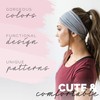 Maven Thread 4" Wide Workout Headbands for Women (4 Pack)
