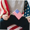 Kisangel 40pcs Small American Flags Sticks Usa Flags for Independence