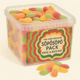 SÖPÖSÖPÖ Scandinavian Treat Pack – Remix Happokielet Sour Strips – 2.2kg Nordic Candy Bag – Tangy & Fruity Vegan Gummies – Colorful Party Favorite soposopo pack