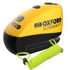 Oxford Security Screamer 7 Alarm Disc Lock Yellow/Black LK290 with