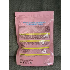 New Kojic Acid & Turmeric Cleansing Pads, All Skin Types, 40 Pads - 2 Packs