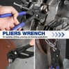 WORKPRO Pliers Wrench Set, 7&10-Inch CR-V Construction Wrench Pliers Groove