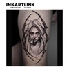 INKARTLINK Tattoo Tech, 2 Sheets Large Semi Permanent Tattoo, Adult