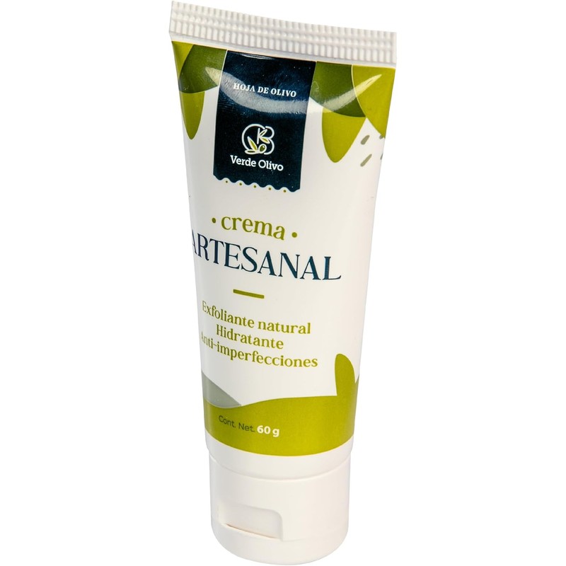 VERDE OLIVO - Crema Hidratante Artesanal con Extracto de Hoja