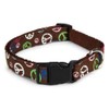 East Side Collection ZA3417 18 25 Peace Out Collar, 18-26-Inch, Brown