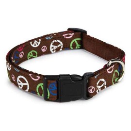 East Side Collection ZA3417 18 25 Peace Out Collar, 18-26-Inch, Brown