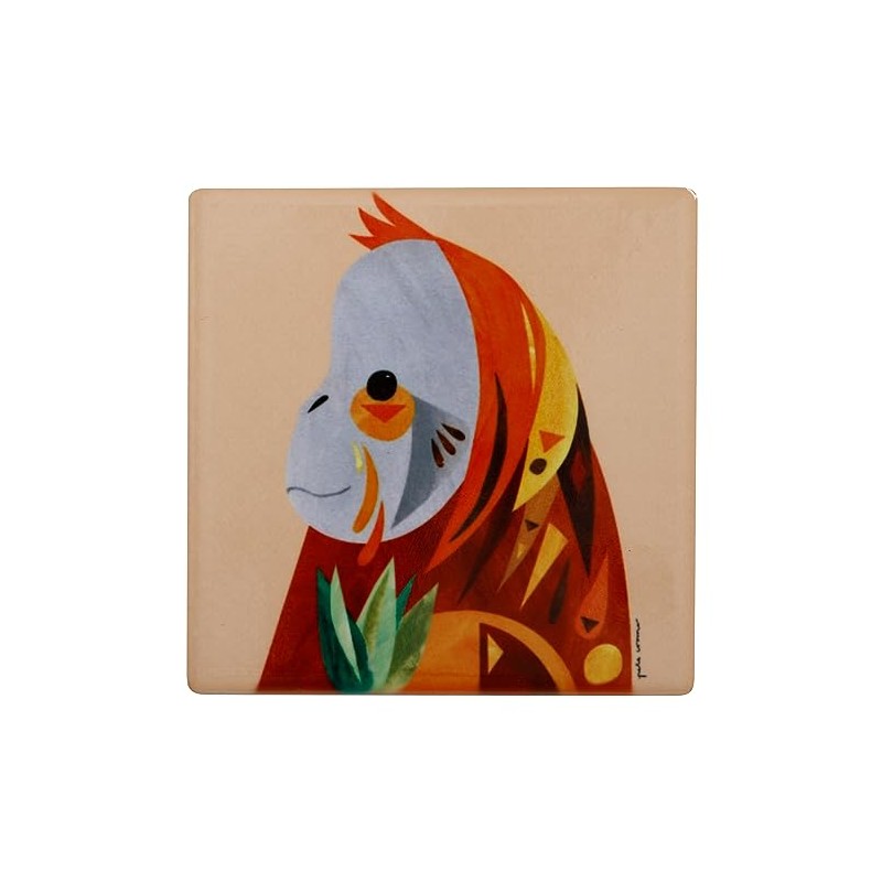 Maxwell & Williams Coaster Orangutan Pet Cromer Ceramic Cork DU0226