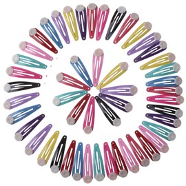 100pcs Rubonarie Hair Clip Handmade Decor Parts Craft Patchins Fasteners Pedestal Drop Clip Pins (Colorful)