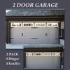 skysen Magnetic Garage Door Decorative Faux Hinges Handles Accents Hardware