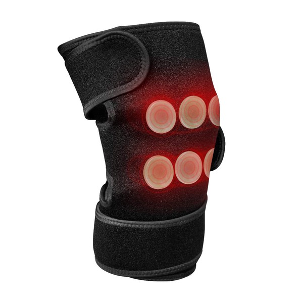 UTK Far Infrared Heating Pad for Knee Pain Relief, Far Infrared Therapy for Knee,6 Jade Stones,3 Heat Settings, EMF Free, Auto Shut Off