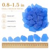 Small-Medium Cobalt Blue Sea Glass Pieces for Crafts & Decor