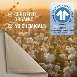 100% Organic Cotton Cheese Cloths Grade 100, Ultra Fine Hemmed Unbleached Cheesecloths for Straining, Reusable Muslin Cheese Cloths for Cooking, Roasting, Cheese Making (Size - 1 Yard)