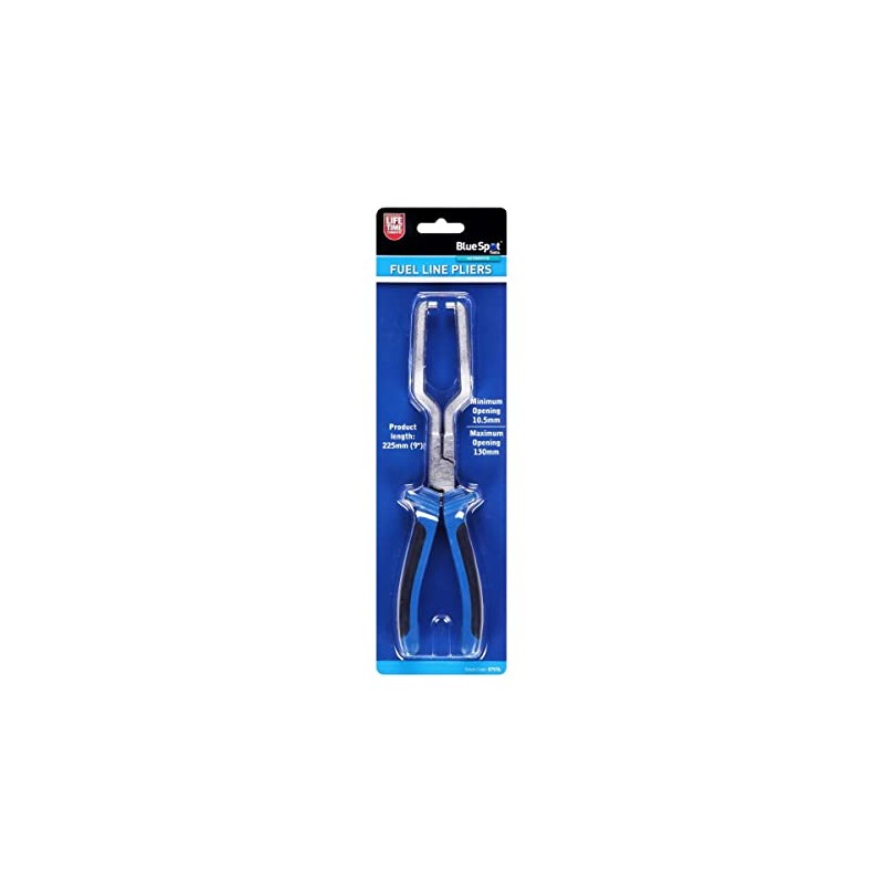 BlueSpot Fuel Line Pliers 225MM (9") Car Fuel Feed Pipe