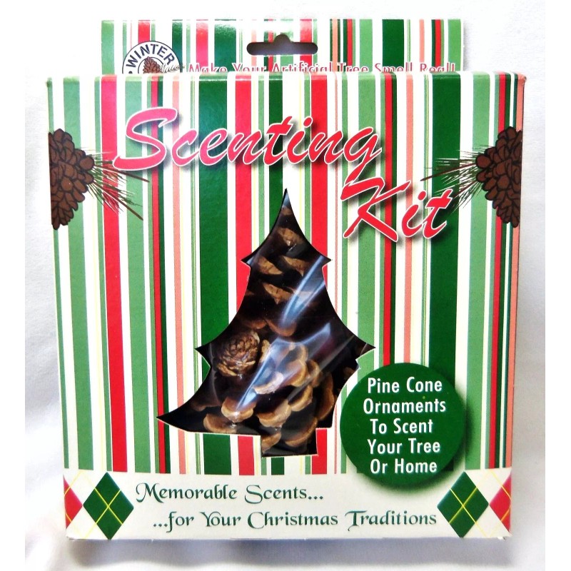 Winter Woods Holiday Scenting Kit Pine Cone Ornaments to Scent