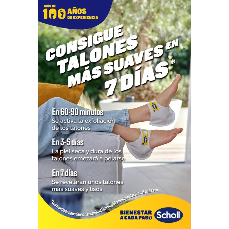 Scholl Expert Care exfoliating mask for heels 1 u