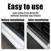 4 Strips Car Door Sill Protectors with 1 Strip Boot