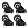 4pcs Caster Wheel 360 Degree No Noise Caster Fit for