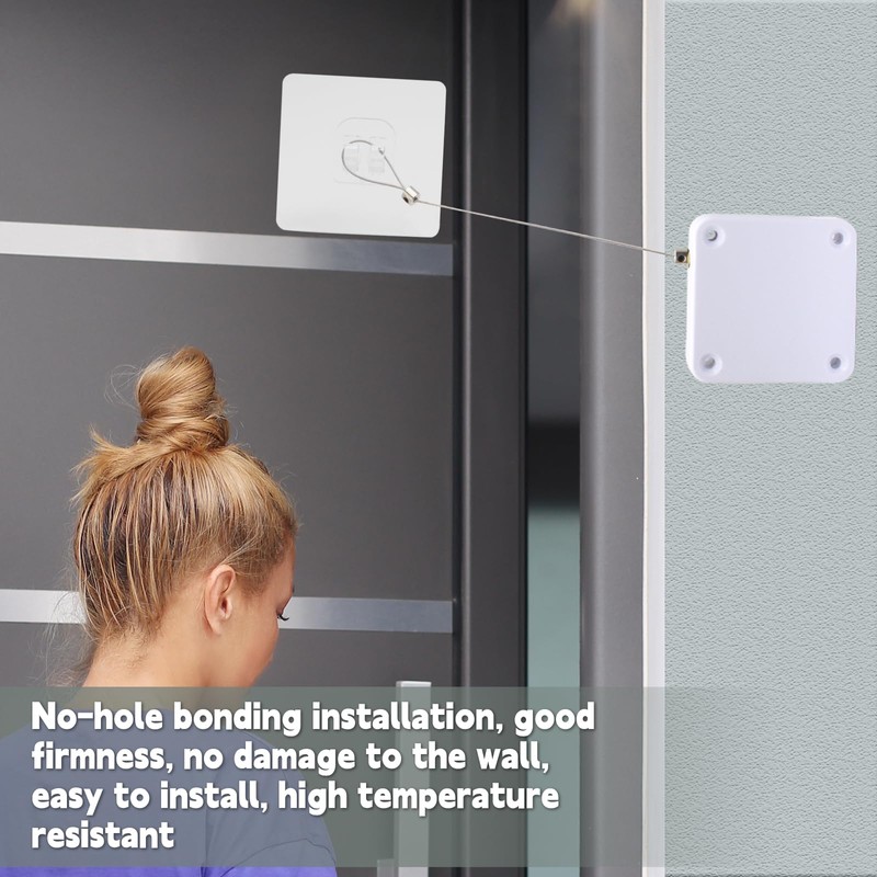 vibedor 2 Pack Automatic Sliding Door Closer, Sliding Screen Auto