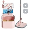 Upgraded Self-Standing Spin Mop and Bucket System, Detachable Inner Mop