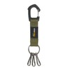 Finplus 0520655 Lee Cordura Recycled Polyester Carabiner Key Hook, Khaki