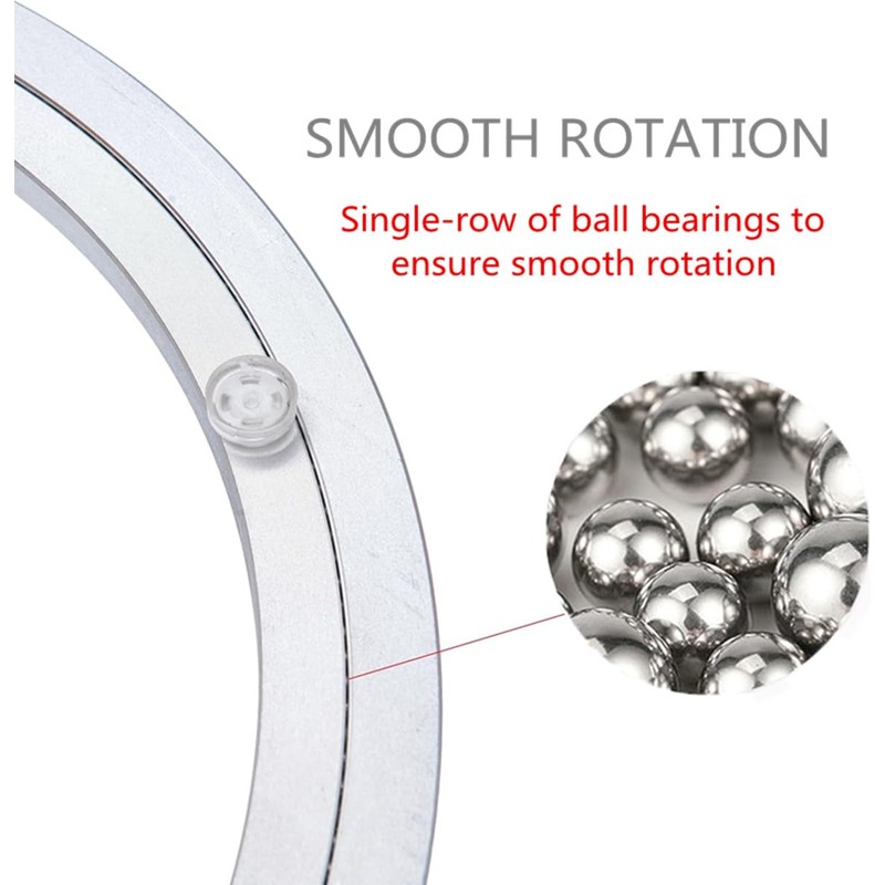 Aluminium Alloy Turntable Bearing, Heavy Duty Swivel Turntable Lazy Susan