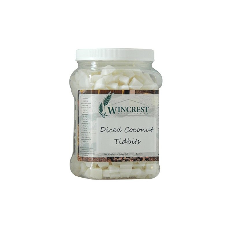 Diced Coconut Tidbits - 15mm - 2.5 Lb Economy Size