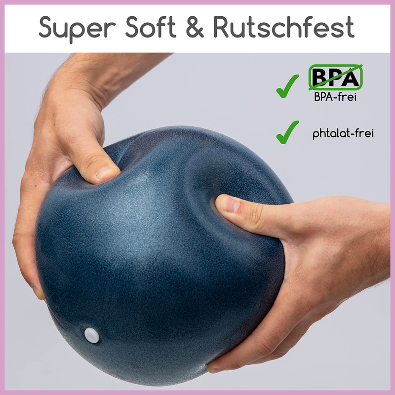 Beneyu® Non-Slip & Super Light Soft Pilates Ball – Gymnastics