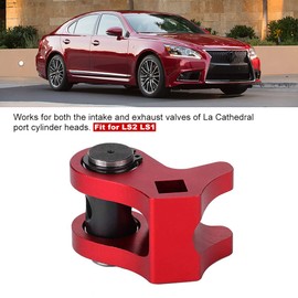 CNSPEED Ls Valve Spring Installation Tool Aluminum Valve Spring Compressor Tool for LS2 LS1 Style Valve Spring Installation (Red)