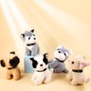 Niceup 20Pcs 4.5in Kids Mini Stuffed Dogs Puppies Bulk Adopt