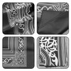 QFEHTHSK 1 Portable Rug, Equipped with Compass and Storage Bag,