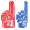 2 PCS Foam Finger, Blue and Red Gladiators Foam Finger,