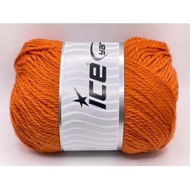 Dark Orange Norsk Yarn, Alpaca Wool Nylon Blend, DK Weight 240 Yards (220 Meters) 3.53 Ounces (100 Grams)