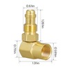 AW-407 / CGA 032 Nut/NIP -032 Body 90' 90 Degrees
