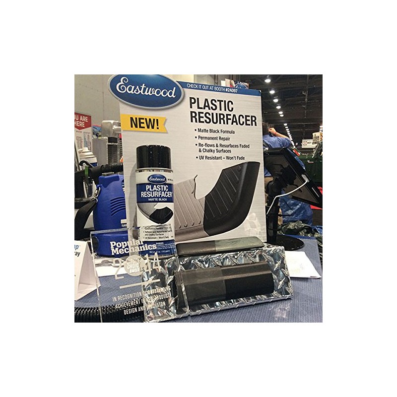 Eastwood Plastic Resurfacer Matte Black Aerosol Spray Paint UV Resistant