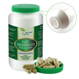 Vita Ideal Vegan® Eleutherococcus 90 Capsules Taiga Root – Eleutherocokk – Senticosus – Daily Serving 800 mg Pure Powder. Natural, Vegetable and No Additives, Original by VitaDeal
