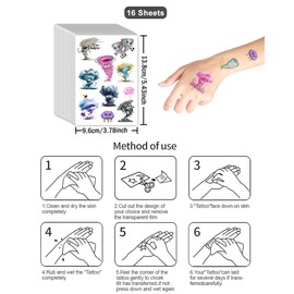 175 Pieces Tornado Temporary Tattoos Stickers,20 Sheets Tornado Themed Tattoos Stickers Party Decoration favors for Kids Girl Boys Birthday Baby Shower Party Decoration Supplies