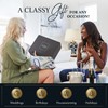 ELIXIR GLASSWARE Classy Champagne Flutes - 8 oz - Set