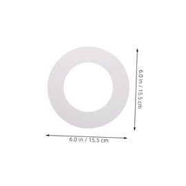 Beavorty 50pcs Wax Pot Protective Collars Spill-resistant Lining Rings for Hair Removal Wax Machines Efficient Clean Warmer Mats Usage Salons and Homes