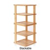 BERYLAND Bamboo Corner Shelf - 3 Tier 10 x 10
