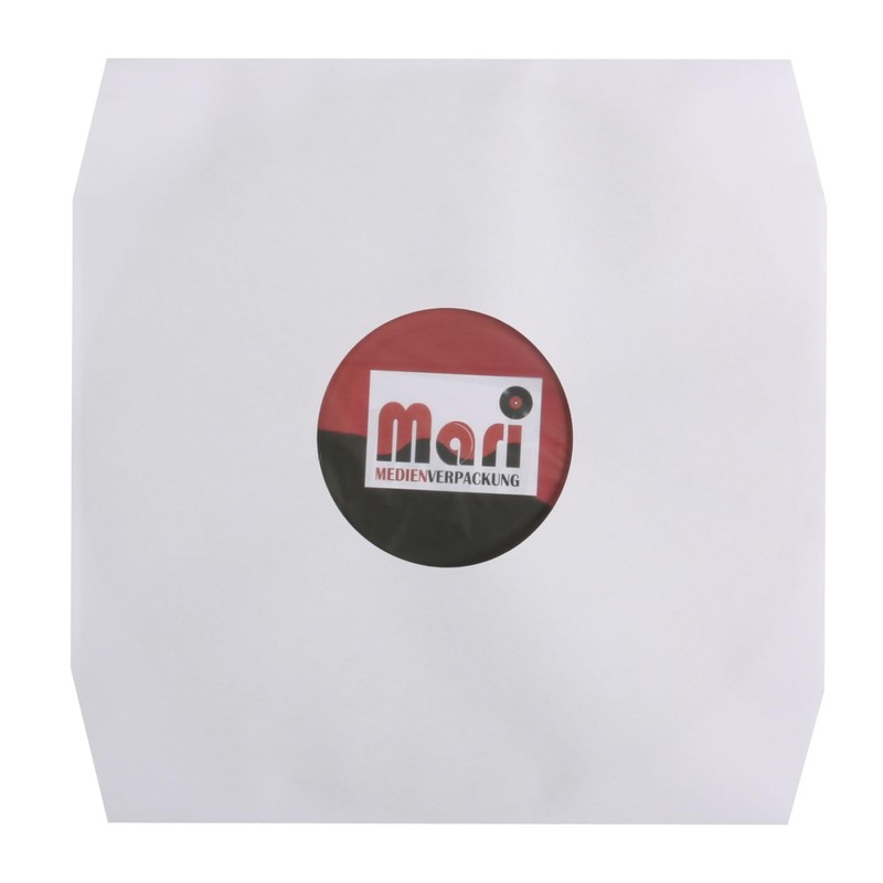 Pack of 25 LP Record Inner Sleeves White with Corner