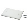 Single Gang Plastic White Electric Box Blank Face Wall Plate
