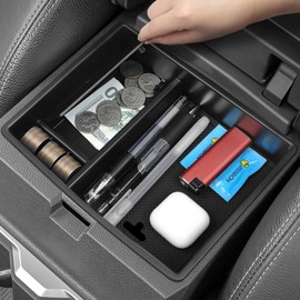 BILOPER Center Console Organizer for Toyota Tacoma 2024 2025 Accessories Armrest Hidden Storage Box Secondary Insert Tray