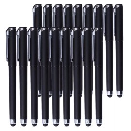 NC Black Gel Ink Rollerball Pens 1.0mm Gel Pens 2-in-1 stylus Pens 1.0mm Medium ...