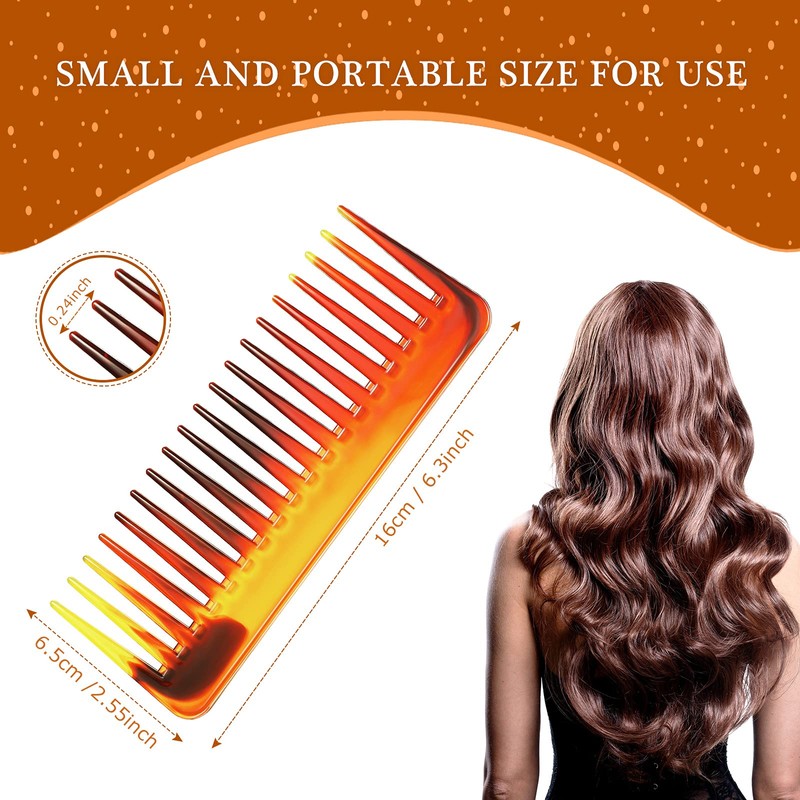 Large Detangling Comb for Curly, Wet or Dry Hair -