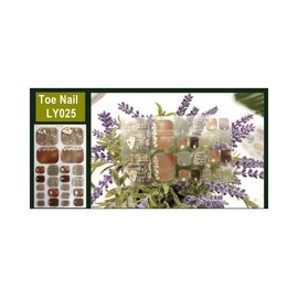 Generic Glitter Gold Accent Marble Toe Nail Sticker Grid Flower Geometric Lines Ly025 Nail Wraps Stickers Manicure Supplies for Women Nails Full Long Lasting Easy Apply and Remove