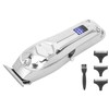 USB Rechaegeable Hair Clipper LCD Screen Electric Hair Styling Trimming