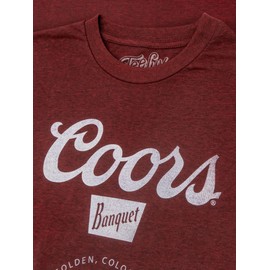 Coors "Golden, Colorado" Logo | Soft Touch Tee-large,Brick Black Heather