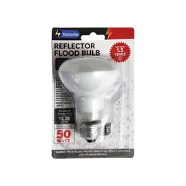 2 White Reflector Flood Light Bulb R20 50w 120v Replacement Lighting Lamp 2500hr E26 Medium Base Ceiling Fixture Indoor Color White Flood Bulb 50 Watts 120 Volts Replace Lights Cool Lumens Spotlight