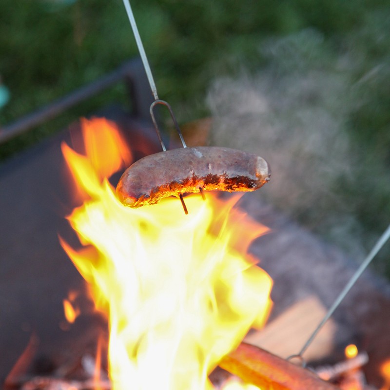 MalloMe Marshmallow Roasting Sticks - Smores Skewers for Fire Pit